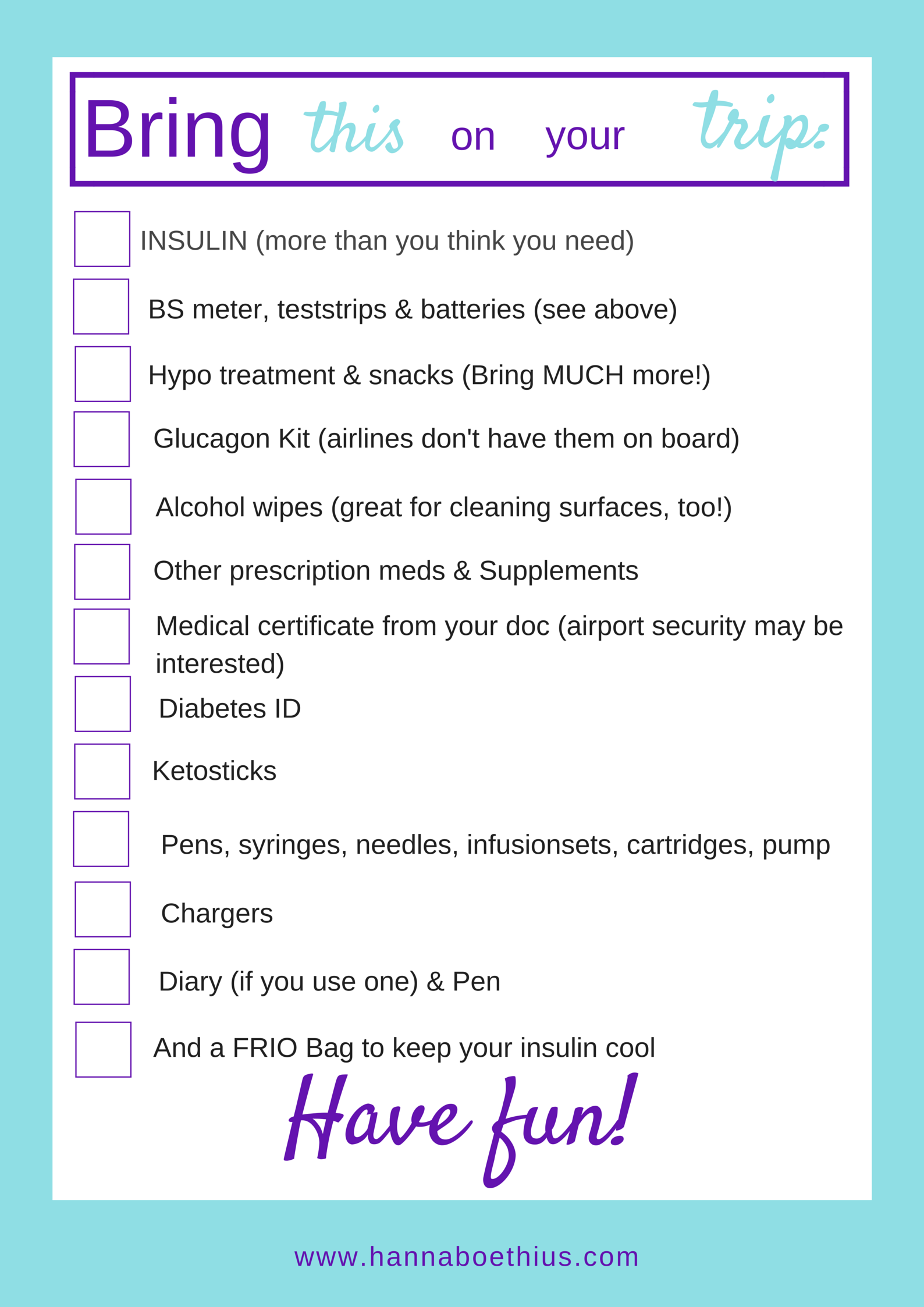 Diabetes Traveling Guide Diabetes Traveling Guide