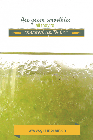 Green smoothies – why I don’t recommend them.
