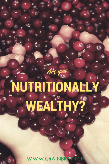 Being (nutritionally) wealthy