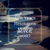 New Year – New Resolutions?