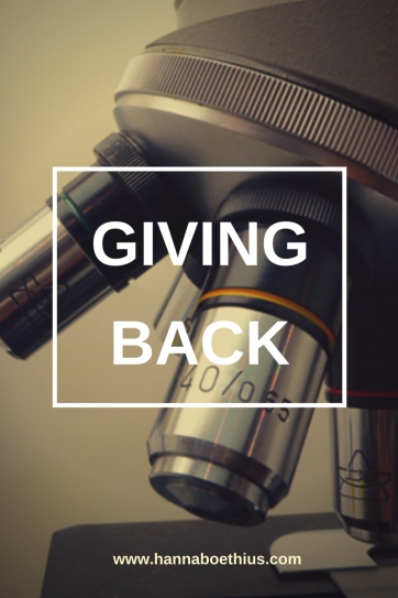 Giving Back