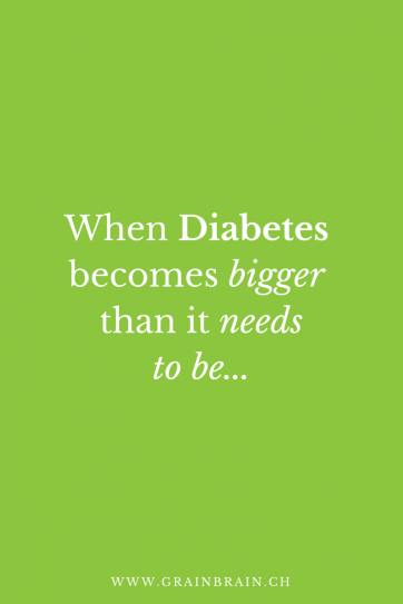 When Diabetes is bigger than it needs to be