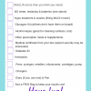 Travel Checklist for Diabetes