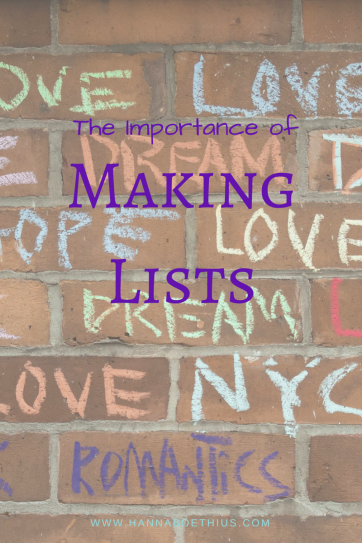 Making Lists